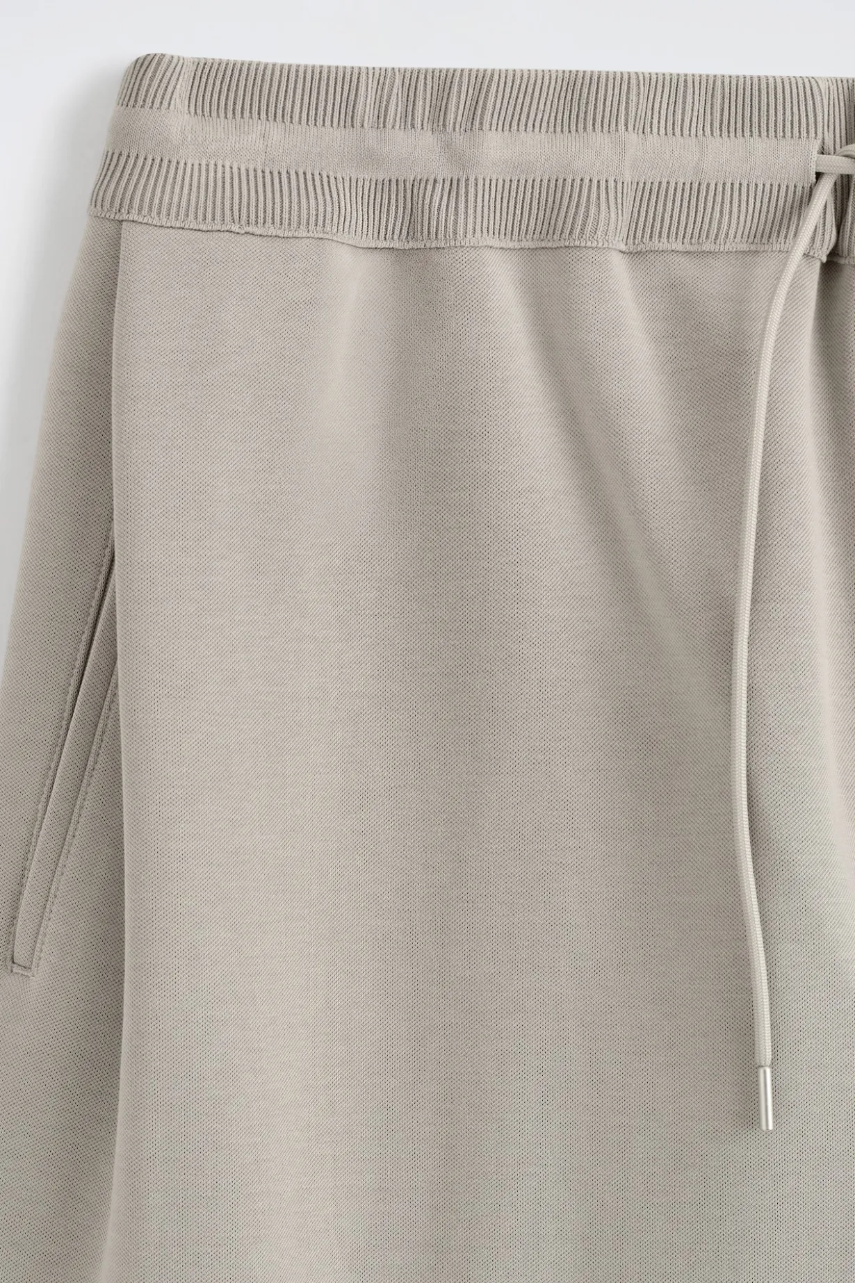 JOGGINGHOSE AUS BAUMWOLL-PIQUÉ MIT BARREL-BEIN