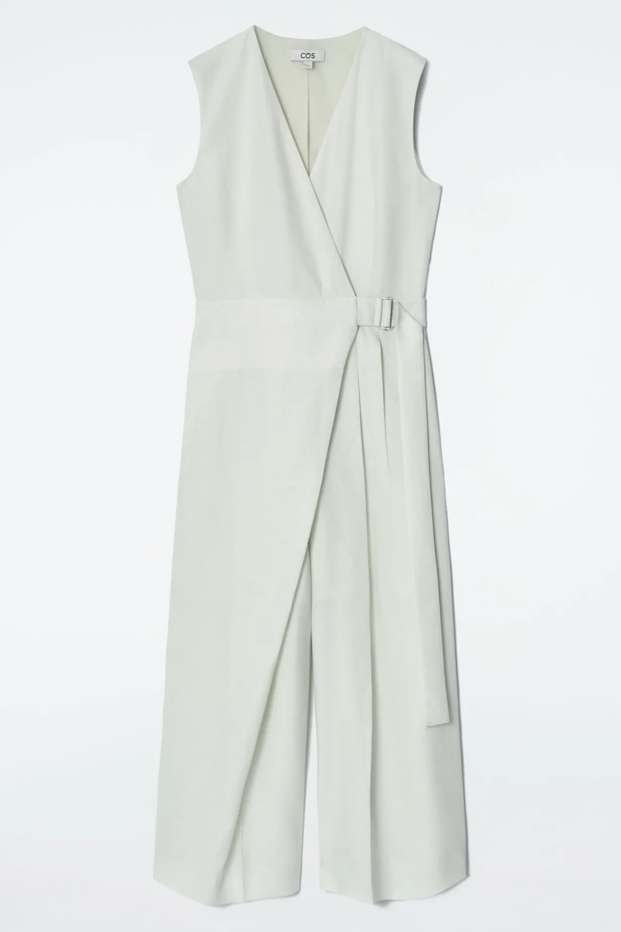 JUMPSUIT AUS LEINEN MIT WICKELFRONT