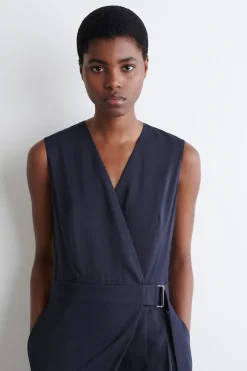 JUMPSUIT MIT WICKELFRONT