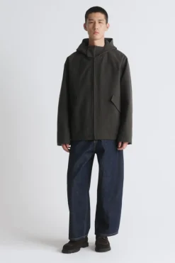 KAPUZENJACKE AUS TECHNISCHER BAUMWOLLE