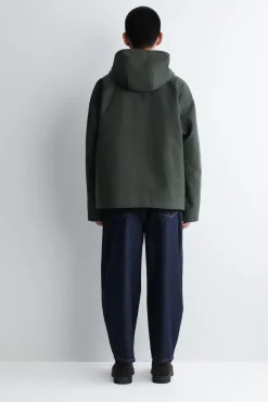 KAPUZENJACKE AUS TECHNISCHER BAUMWOLLE