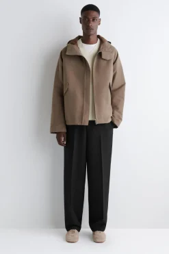 KAPUZENJACKE AUS TECHNISCHER BAUMWOLLE