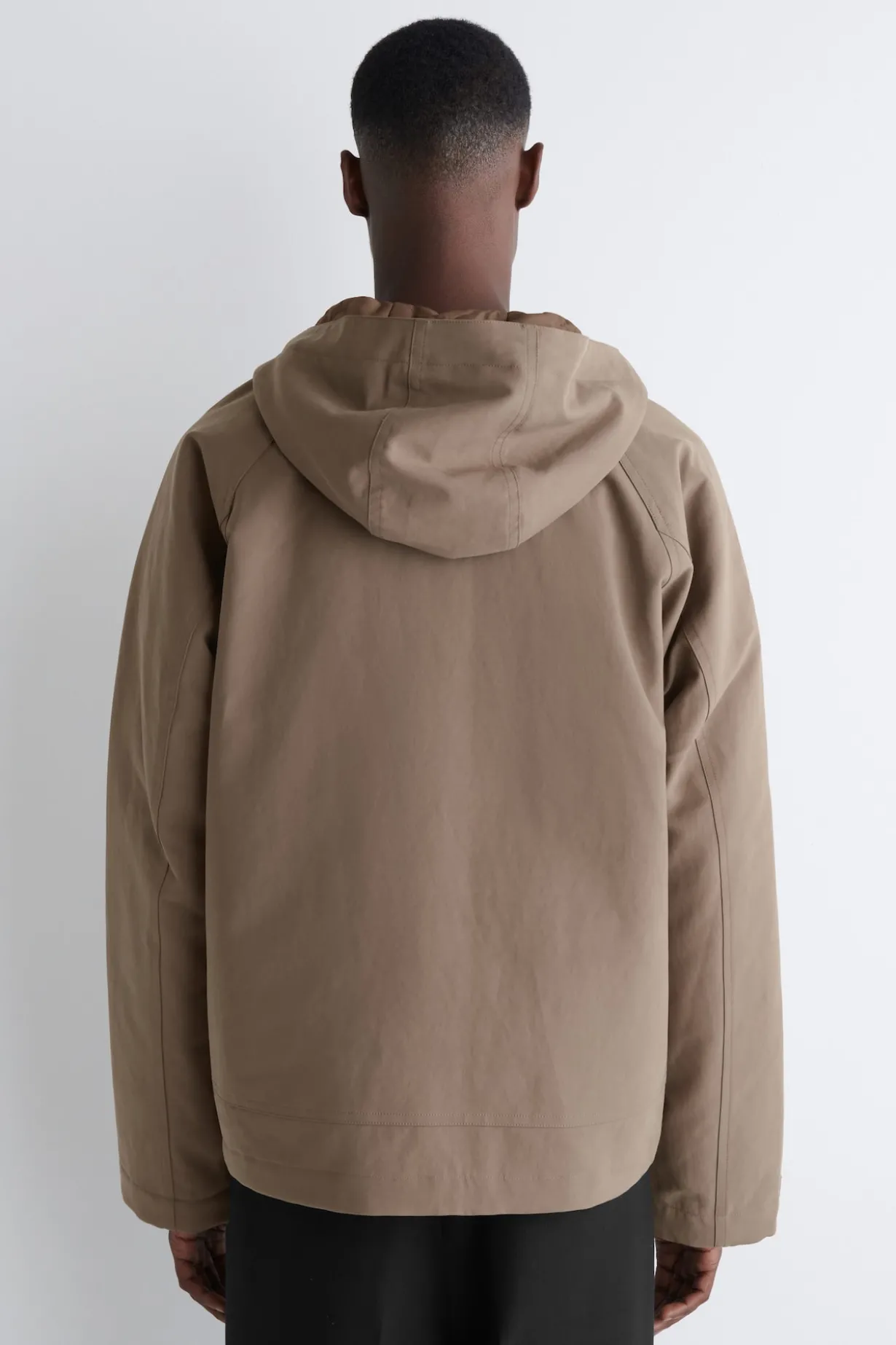 KAPUZENJACKE AUS TECHNISCHER BAUMWOLLE
