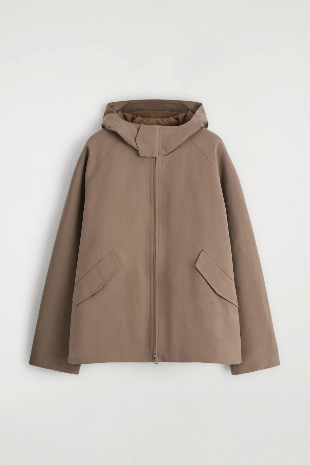 KAPUZENJACKE AUS TECHNISCHER BAUMWOLLE