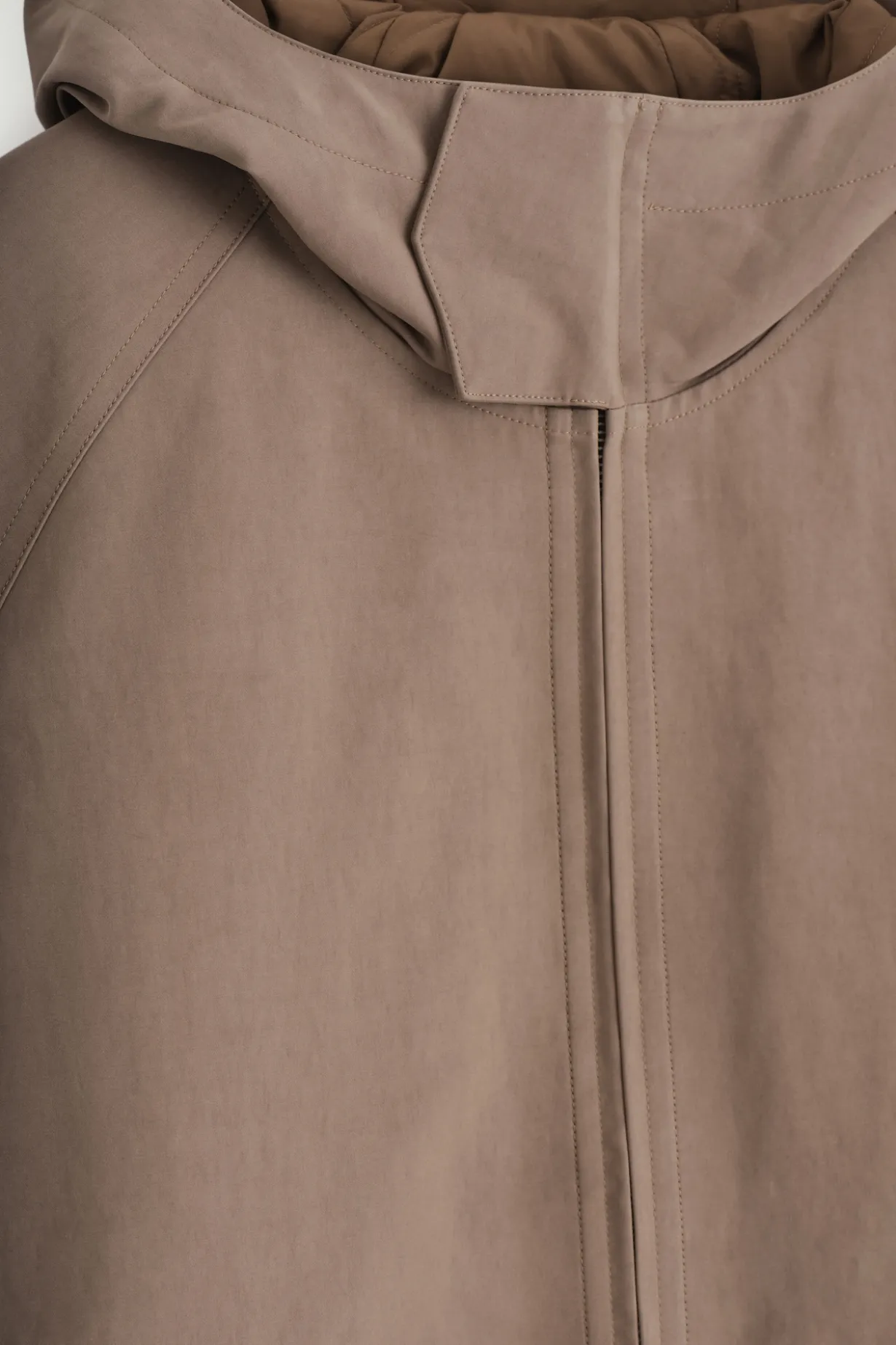 KAPUZENJACKE AUS TECHNISCHER BAUMWOLLE