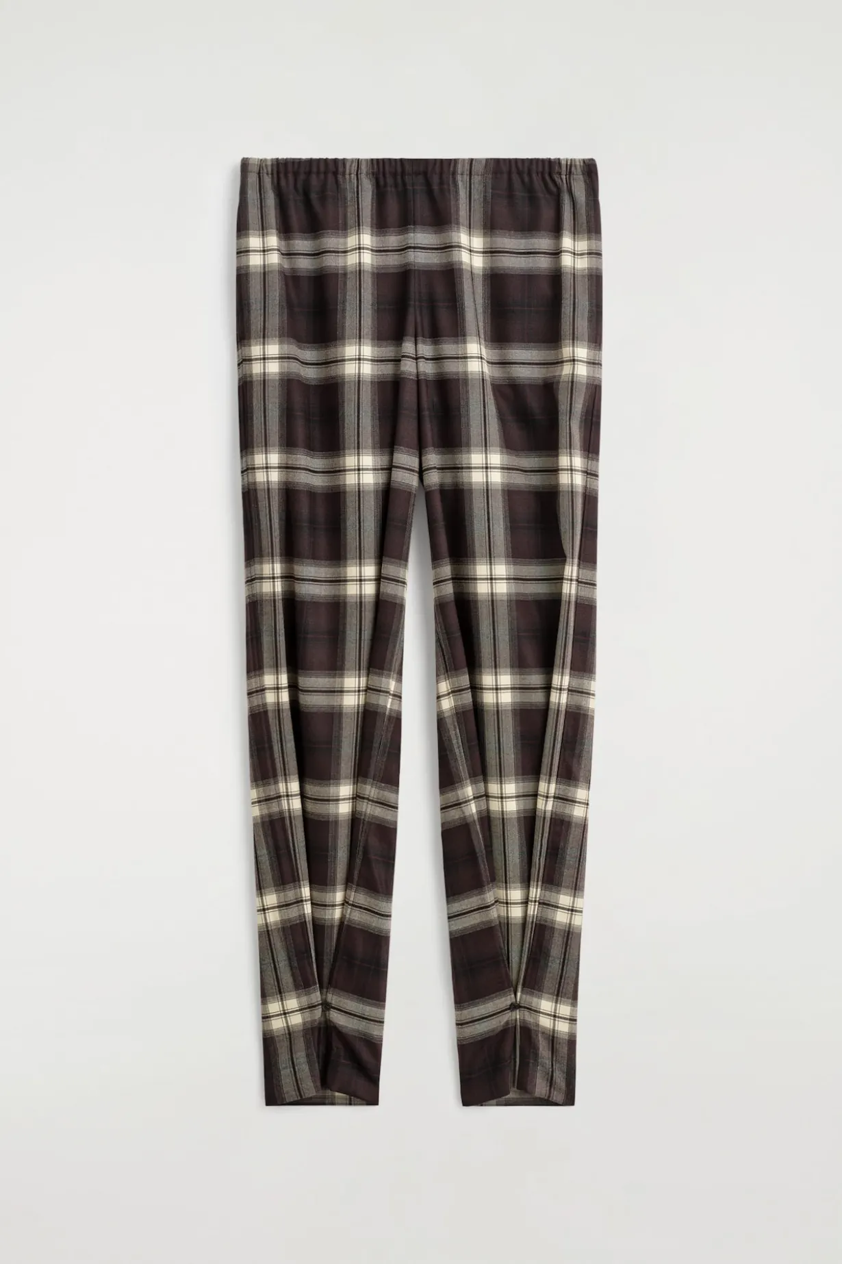 KARIERTE HOSE MIT BARREL-BEIN