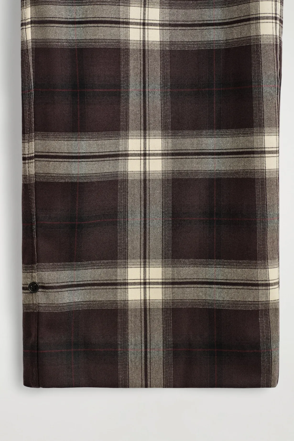 KARIERTE HOSE MIT BARREL-BEIN
