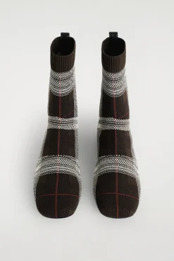 KARIERTE SOCK BOOTS