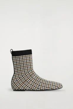 KARIERTE SOCK BOOTS