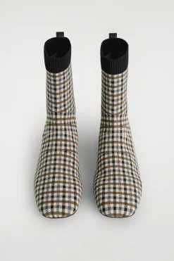 KARIERTE SOCK BOOTS