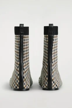 KARIERTE SOCK BOOTS