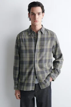 KARIERTES HEMD AUS BAUMWOLL-TWILL