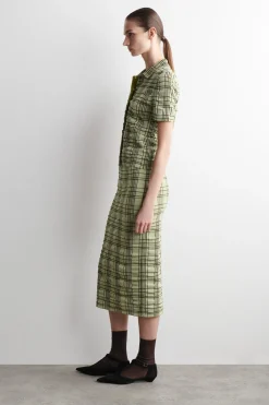 KARIERTES HEMD AUS BAUMWOLL-JACQUARD