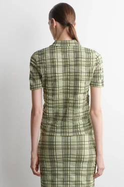 KARIERTES HEMD AUS BAUMWOLL-JACQUARD