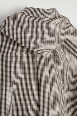 KARIERTES HEMD MIT SCHALDETAIL