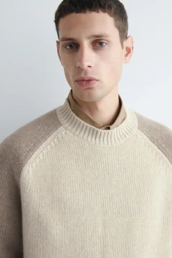 KASCHMIR-PULLOVER MIT COLOUR-BLOCK-DESIGN