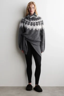 KASCHMIRPULLOVER MIT FAIR-ISLE-MUSTER
