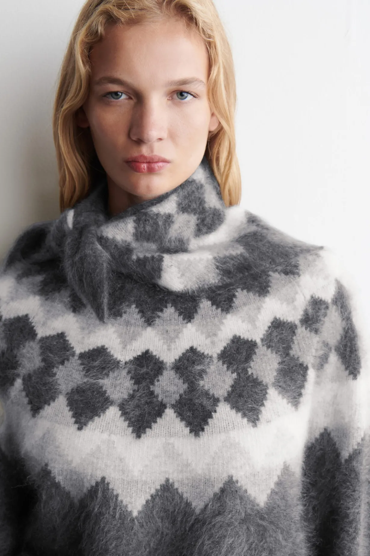 KASCHMIRPULLOVER MIT FAIR-ISLE-MUSTER