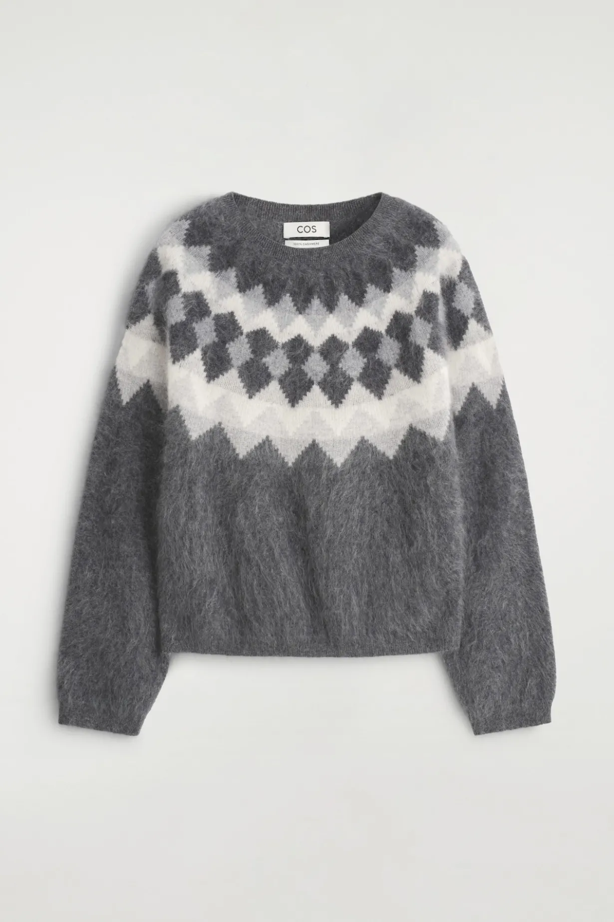 KASCHMIRPULLOVER MIT FAIR-ISLE-MUSTER