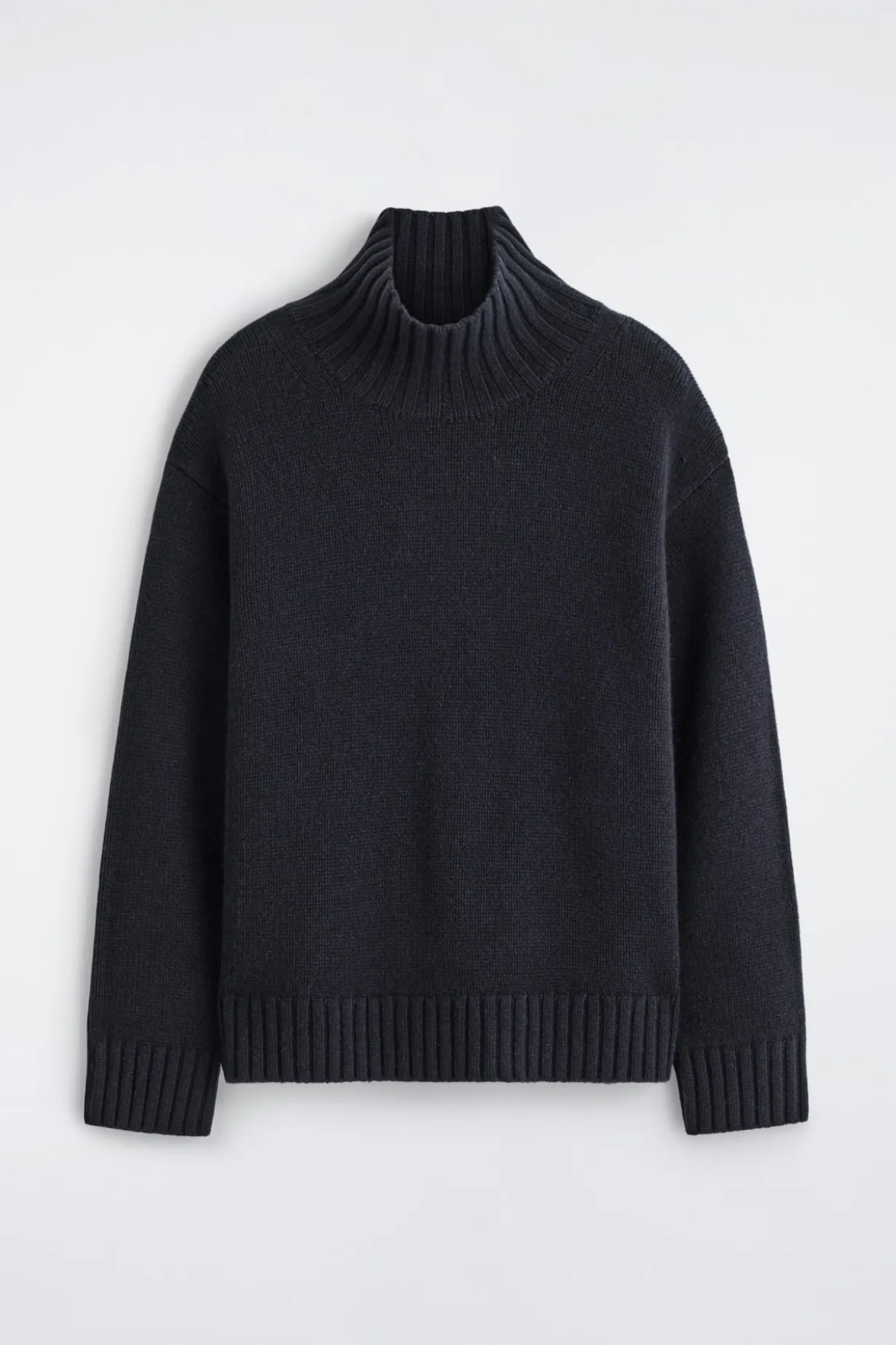 KASCHMIRPULLOVER MIT HOHEM KRAGEN