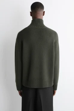 KASCHMIRPULLOVER MIT HOHEM KRAGEN