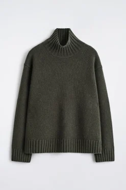 KASCHMIRPULLOVER MIT HOHEM KRAGEN