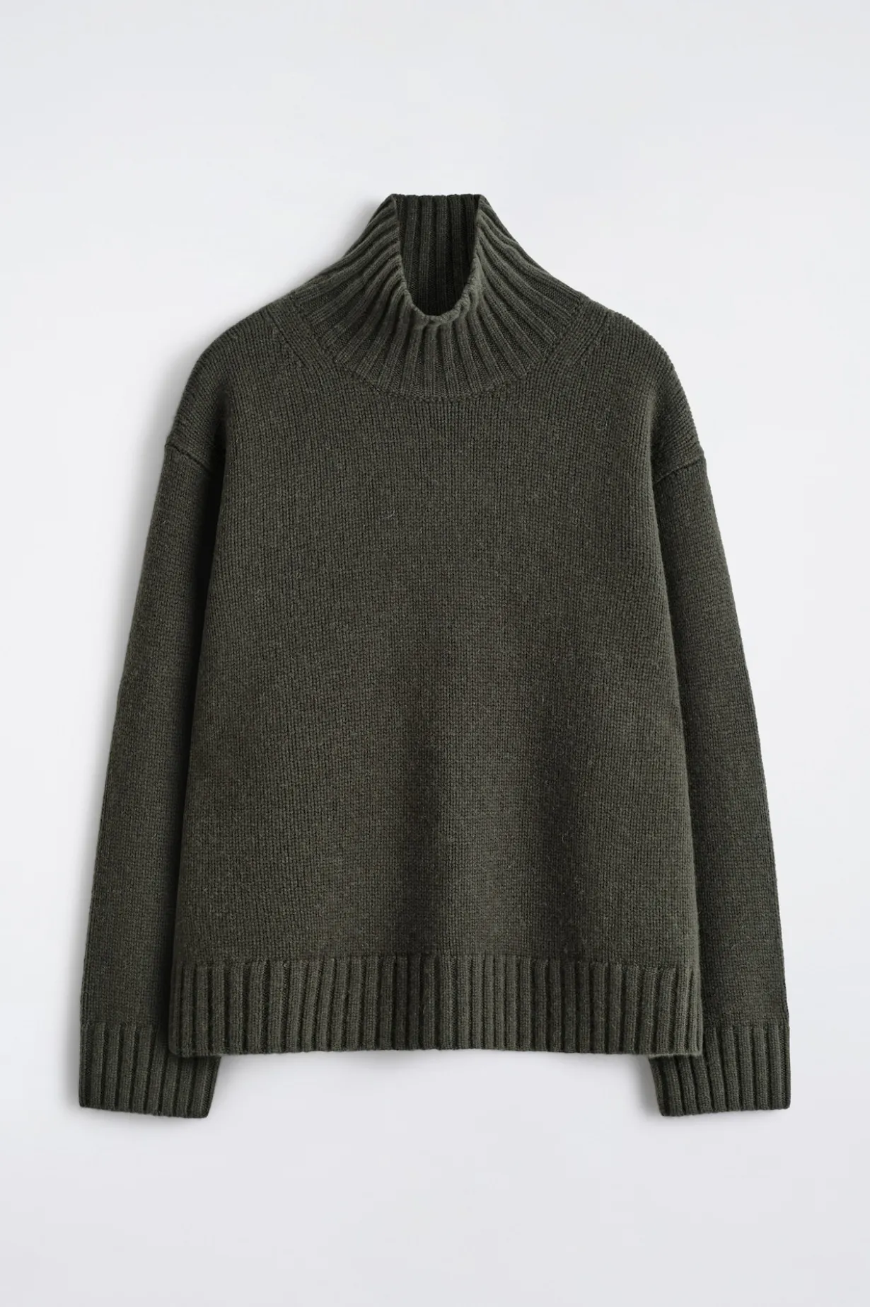 KASCHMIRPULLOVER MIT HOHEM KRAGEN