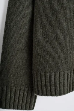 KASCHMIRPULLOVER MIT HOHEM KRAGEN