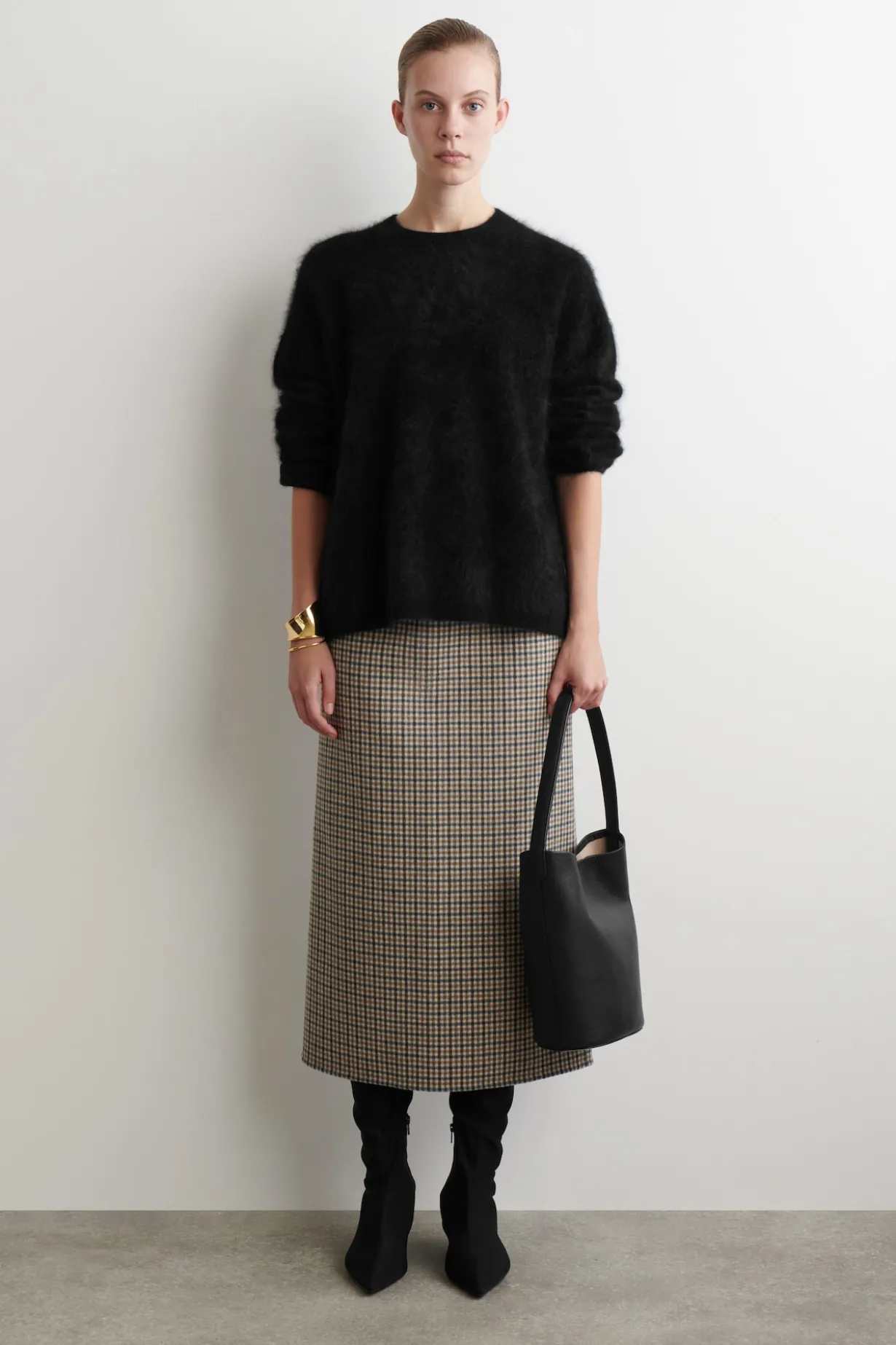 KASCHMIRPULLOVER MIT RUNDHALSAUSSCHNITT