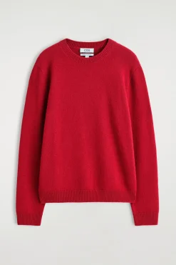 KASCHMIRPULLOVER MIT RUNDHALSAUSSCHNITT