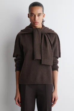 KASCHMIRPULLOVER MIT RUNDHALSAUSSCHNITT