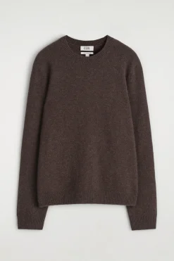 KASCHMIRPULLOVER MIT RUNDHALSAUSSCHNITT