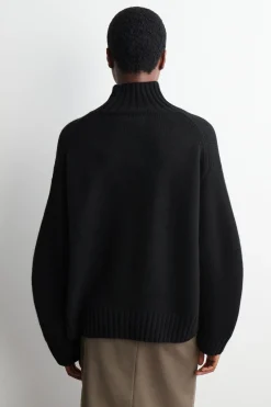 KASCHMIRPULLOVER MIT STEHKRAGEN