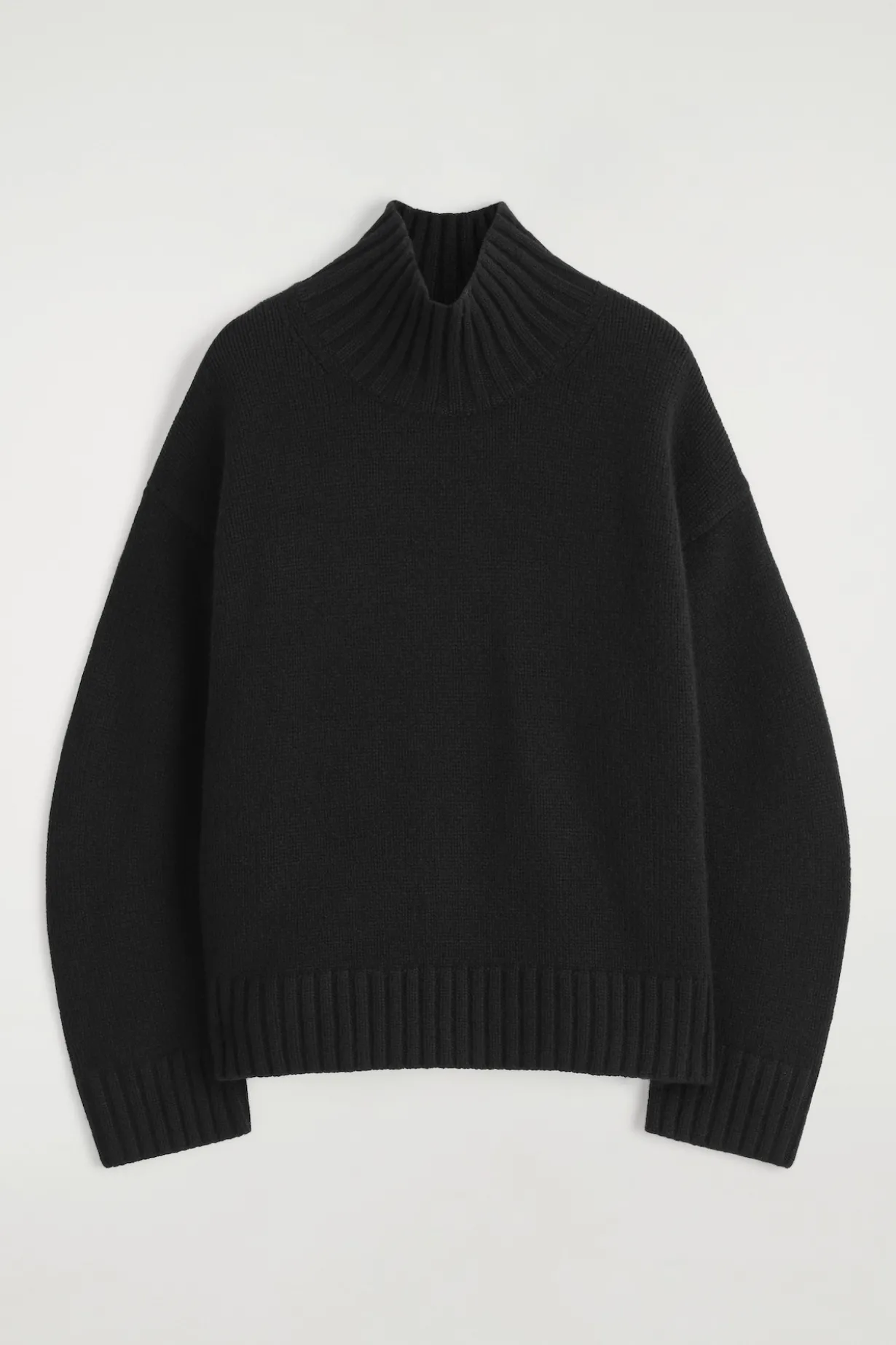 KASCHMIRPULLOVER MIT STEHKRAGEN