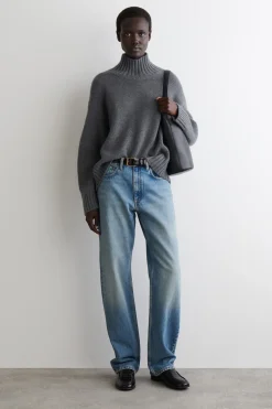 KASCHMIRPULLOVER MIT STEHKRAGEN