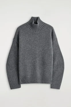 KASCHMIRPULLOVER MIT STEHKRAGEN