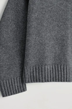 KASCHMIRPULLOVER MIT STEHKRAGEN