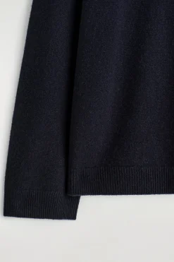 KASCHMIRPULLOVER MIT TRICHTERKRAGEN
