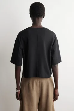 KASTENFÖRMIGES OVERSIZED-T-SHIRT AUS BAUMWOLLE