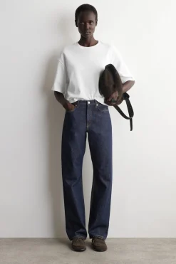 KASTENFÖRMIGES OVERSIZED-T-SHIRT AUS BAUMWOLLE