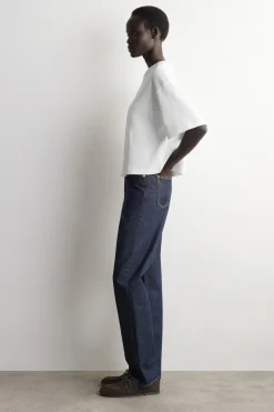 KASTENFÖRMIGES OVERSIZED-T-SHIRT AUS BAUMWOLLE
