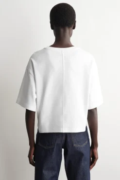 KASTENFÖRMIGES OVERSIZED-T-SHIRT AUS BAUMWOLLE