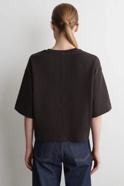 KASTENFÖRMIGES OVERSIZED-T-SHIRT AUS BAUMWOLLE