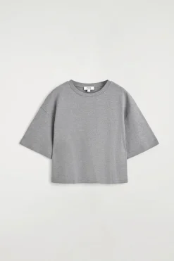 KASTENFÖRMIGES OVERSIZED-T-SHIRT AUS BAUMWOLLE
