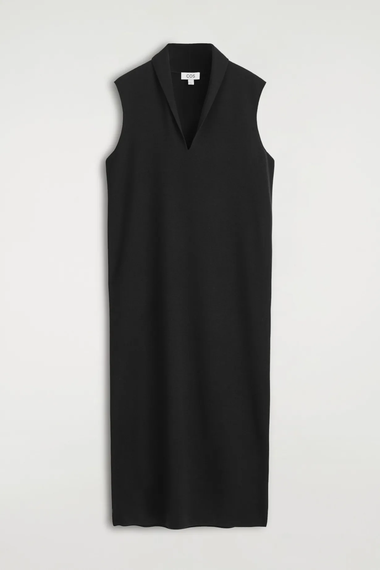 KLEID AUS MERINOWOLLE MIT DRAPIERTEM KRAGEN