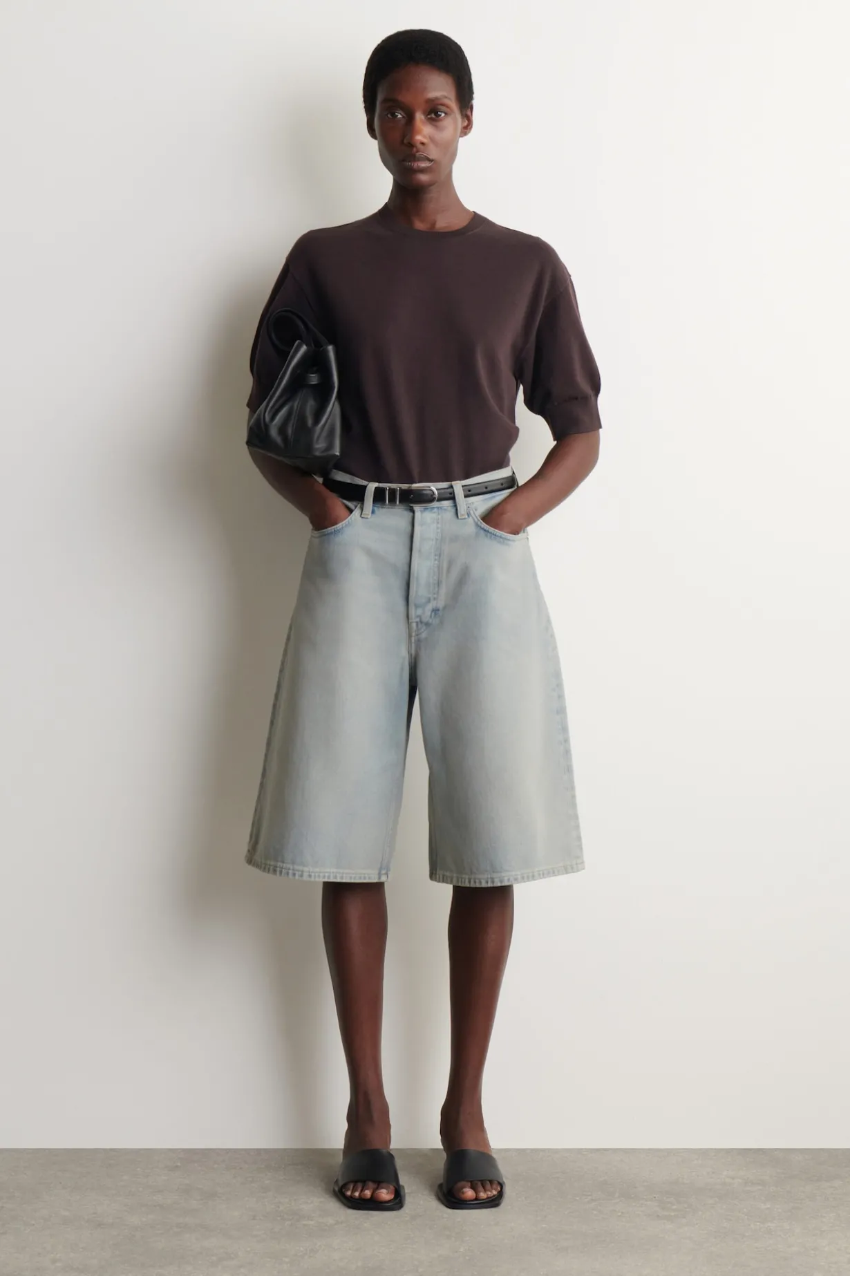 KNIELANGE JEANSSHORTS