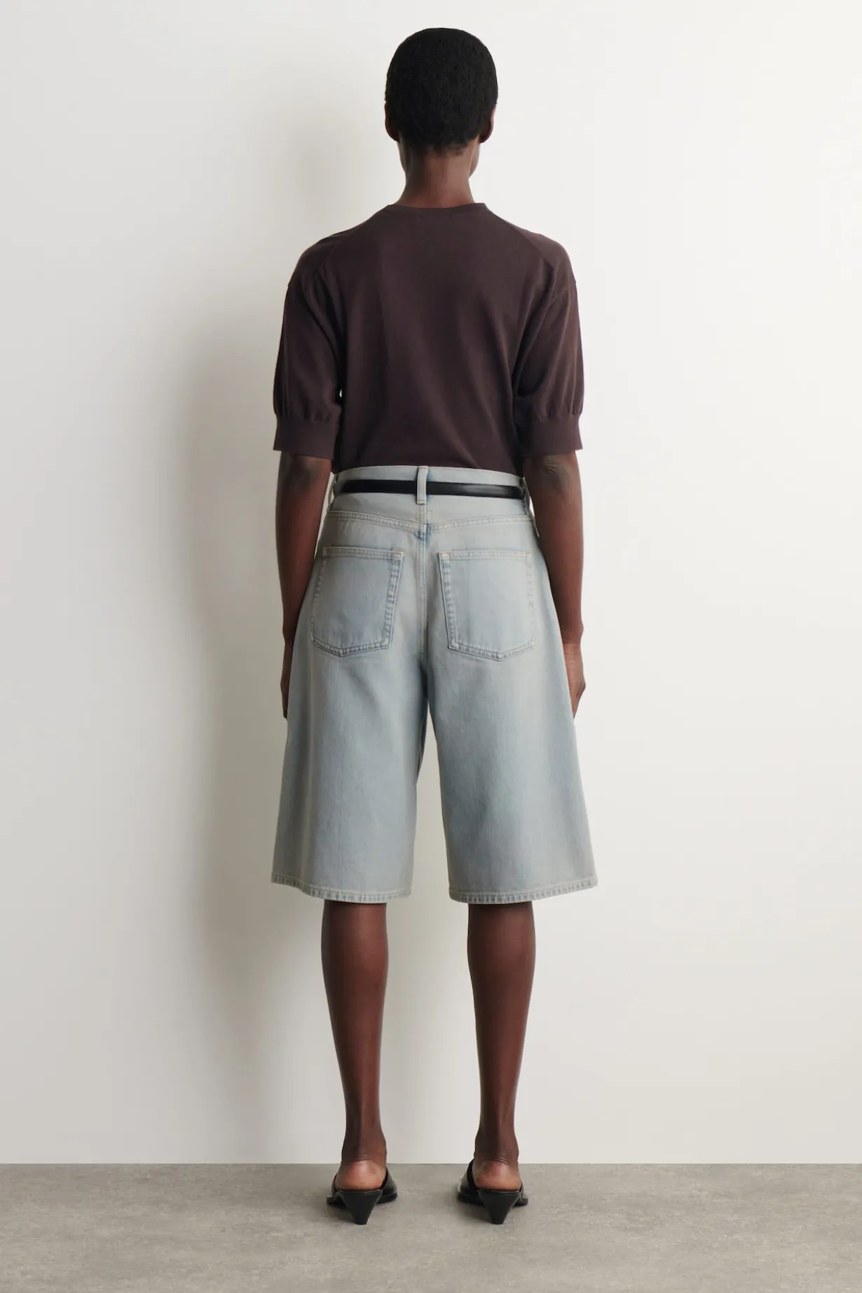 KNIELANGE JEANSSHORTS