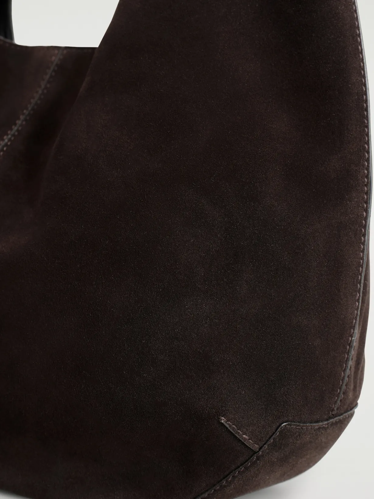 KNOLL SCHULTERTASCHE - VELOURSLEDER