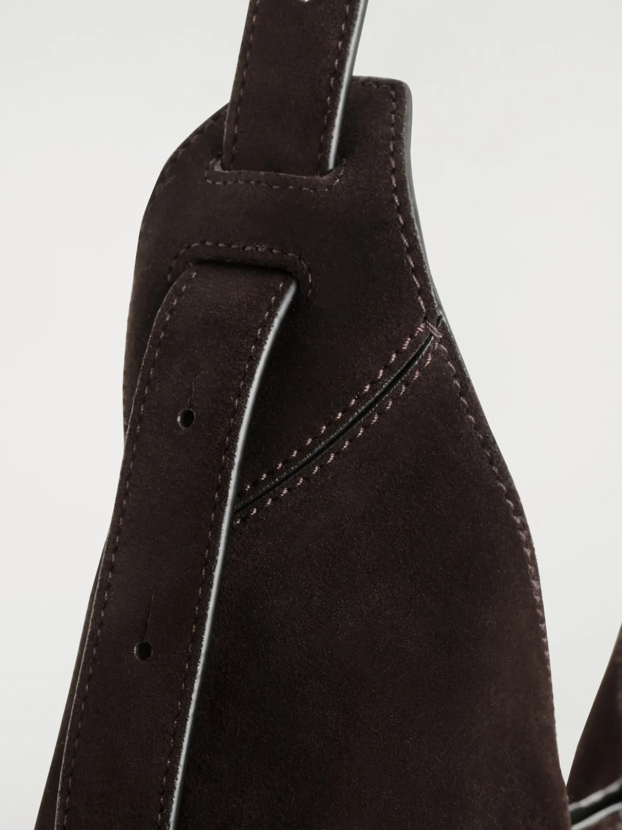 KNOLL SCHULTERTASCHE - VELOURSLEDER
