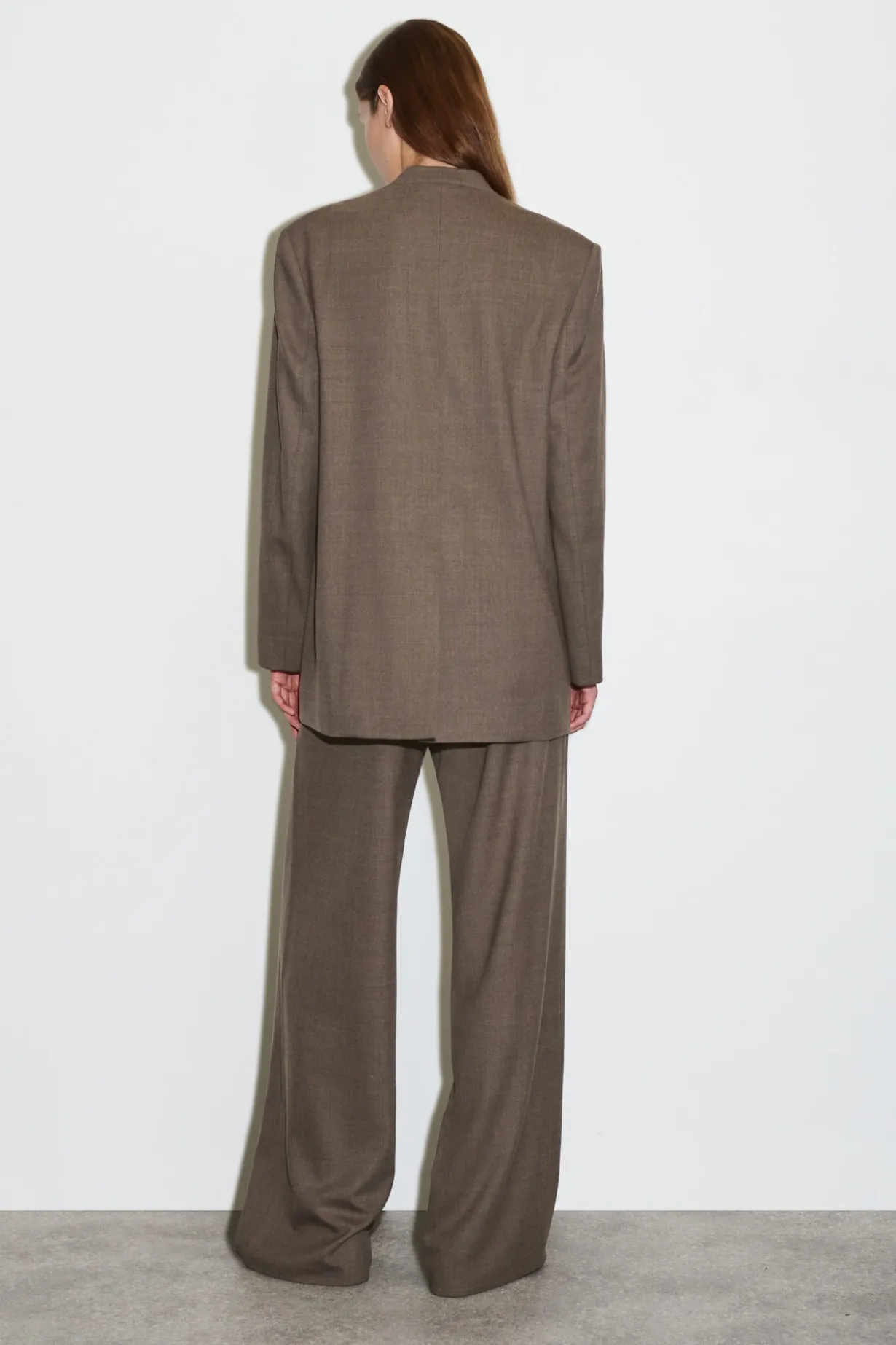 KRAGENLOSER BLAZER AUS WOLL-MIX